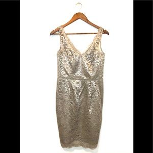 Silver party dress